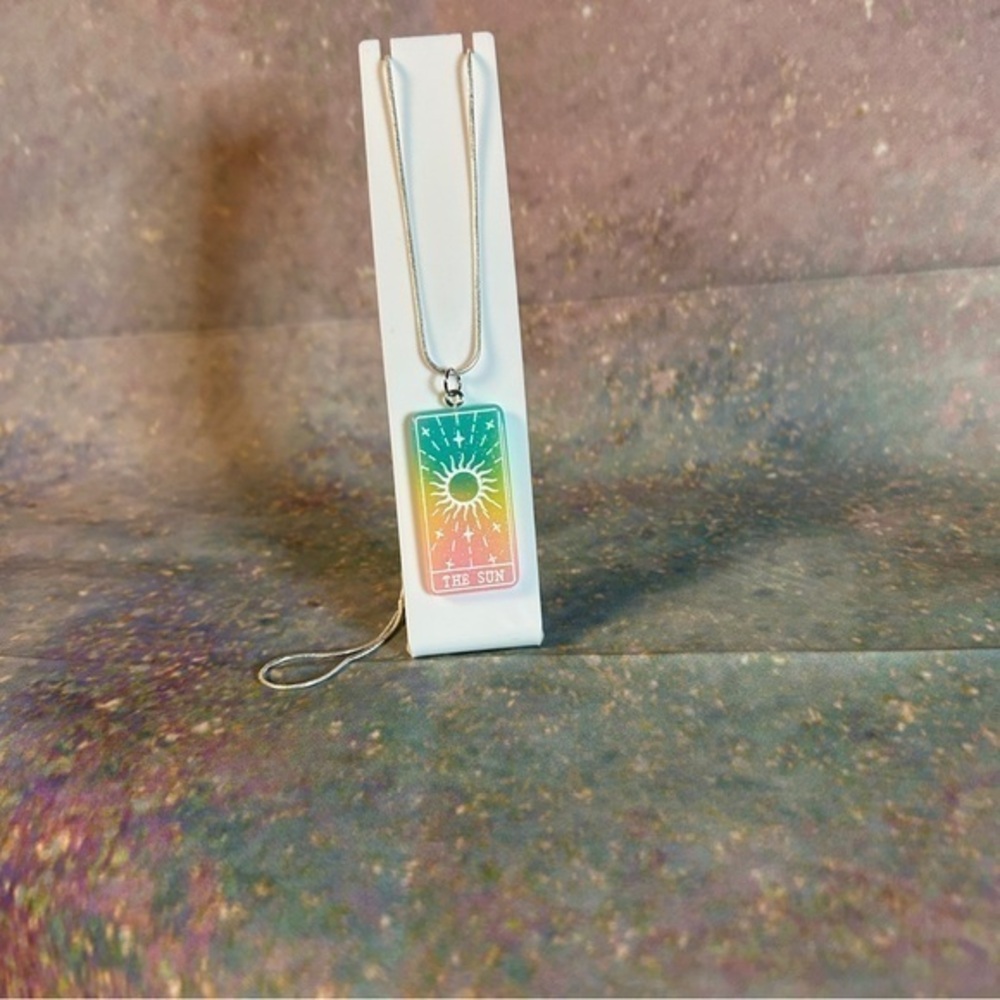 The Sun Tarot Card Necklace